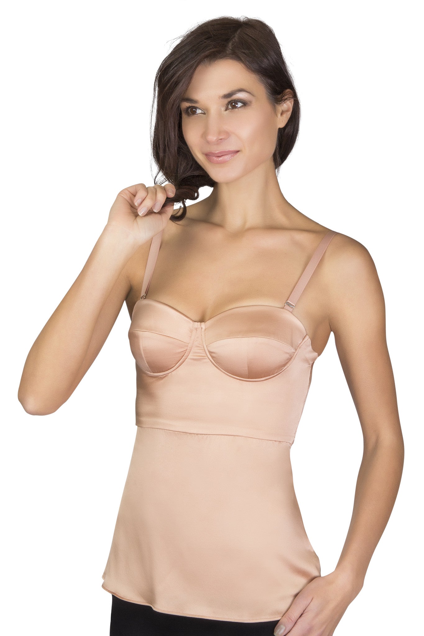 Washable Silk Bustier Cami